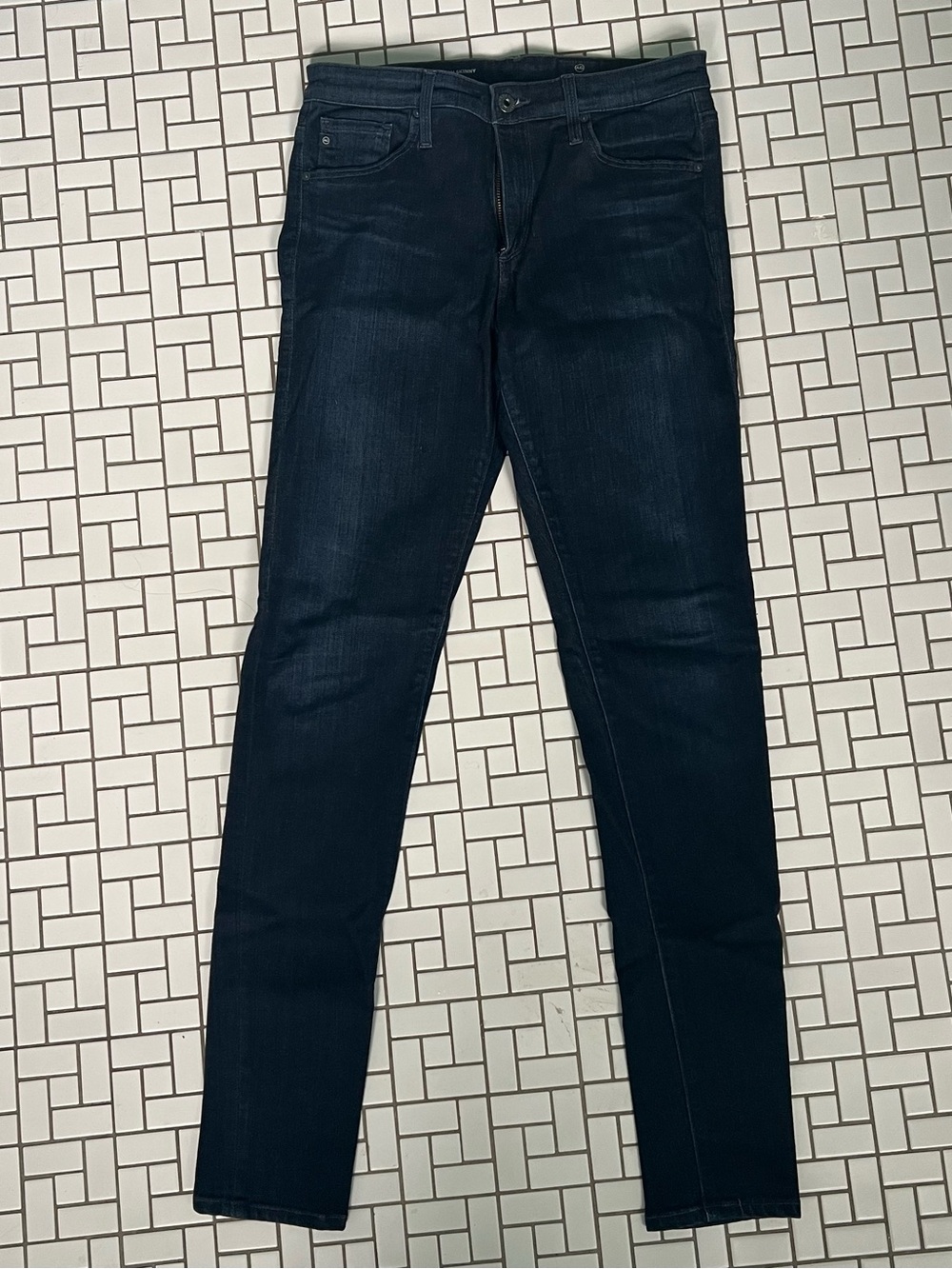 AG Adriano Goldschmied Women's Skinny Jeans - Dark Blue